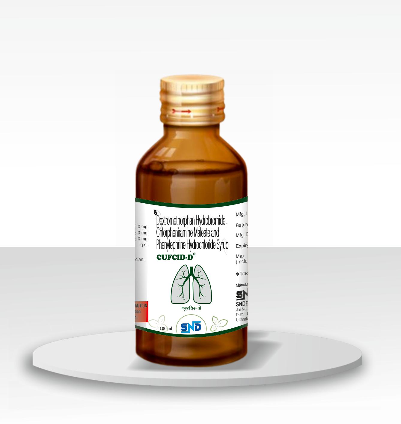 CUFCID-D Syrup Packshot