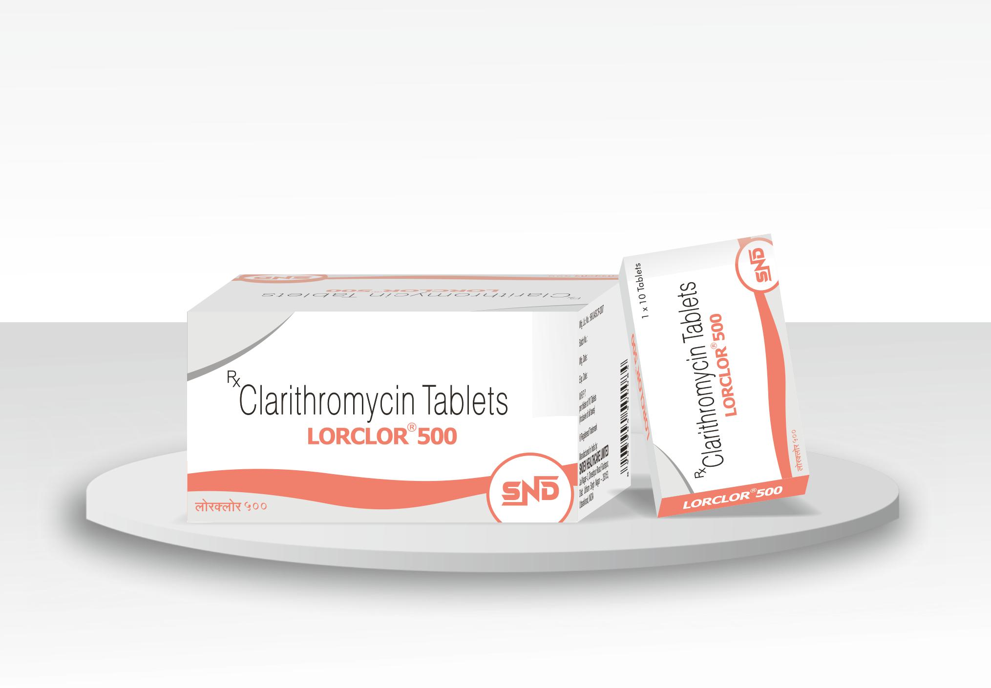 LORCLOR 500 Tablets Carton Packshot